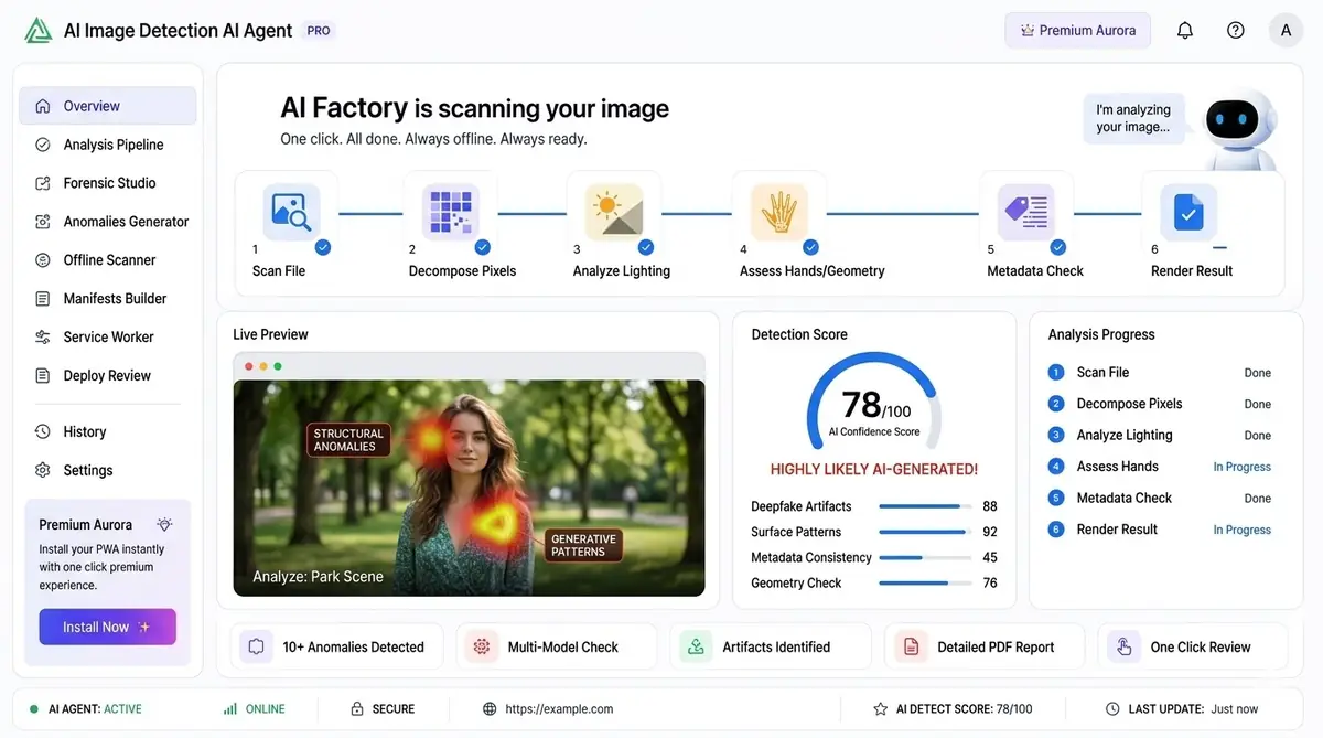 AI car diagnostic Game Master — example of the AI tool dashboard software